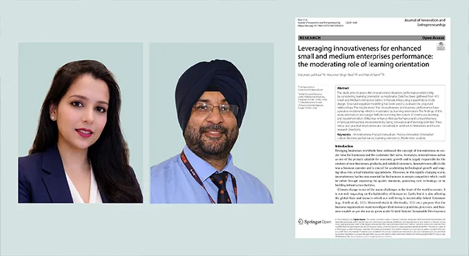Research Publication Achievement by Dr. Gurpreet Kaur and Dr. Harpreet Singh Bedi at LPU